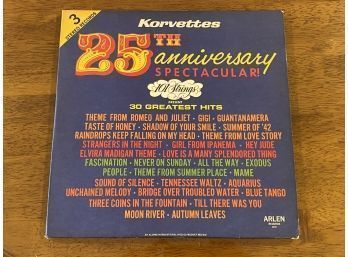 Vintage Korvettes 25th Anniversary Spectacular 101 Strings Present 30 Greatest Hits 3 LP Set
