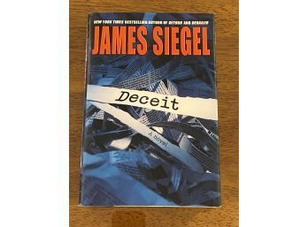 Deceit By James Siegel SIGNED & Inscribed First Edition