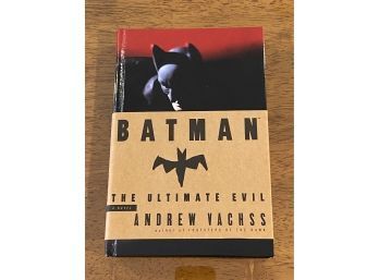 Batman The Ultimate Evil By Andrew Vachss SIGNED First Edition