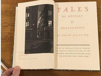 Tales Of Mystery & Imagination By Edgar Allan Poe Illustrated Heritage Press 1941