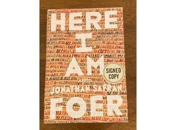 Here I Am By Jonathan Safran Foer SIGNED First Edition