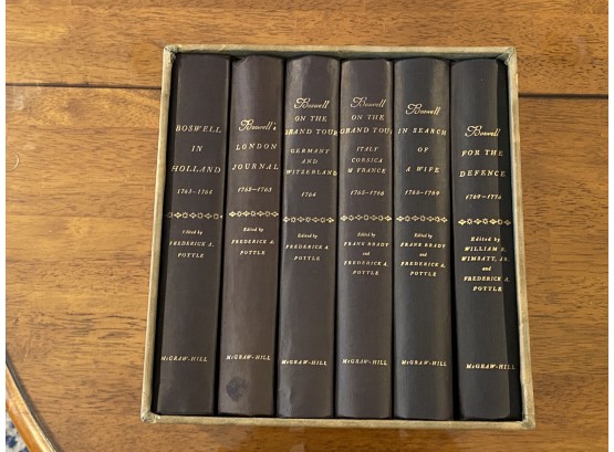 The Yale Editions Of The Private Papers Of James Boswell In Slipcase
