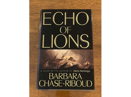 Echo Of Lions By Barbara Chase-Riboud SIGNED & Inscribed First Printing