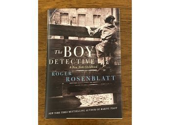 The Boy Detective By Roger Rosenblatt SIGNED & Inscribed First Edition