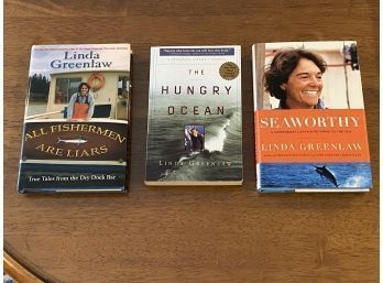 Linda Greenlaw SIGNED Editions - All Fishermen Are Liars, The Hungry Ocean & Seaworthy