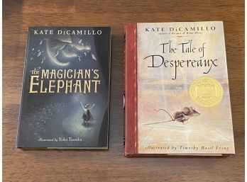 The Magicians's Elephant & The Tales Of Despereaux By Kate DiCamillo SIGNED Editions