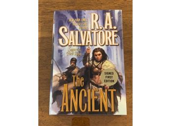The Ancient By R. A. Salvatore SIGNED First Edition