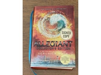 Allegiant Collector's Edition By Veronica Roth Signed