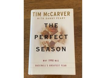 The Perfect Season By Tim McCarver SIGNED & Inscribed First Edition