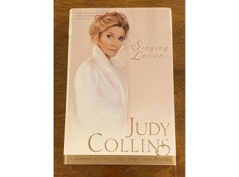 Singing Lessons By Judy Collins SIGNED & Inscribed First Edition