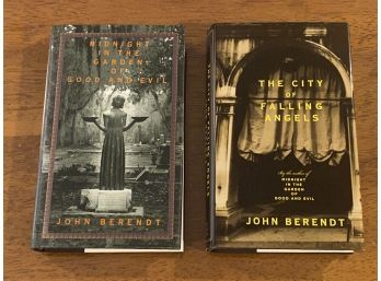 John Berendt SIGNED Midnight In The Garden Of Good And Evil & The City Of Falling Angels