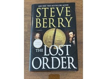 The Lost Order By Steve Berry SIGNED First Edition