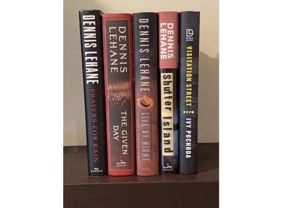 Dennis Lehane SIGNED First Edition Book Lot With Ivy Pochoda Signed First Edition