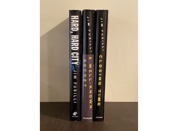 Jim Fusilli SIGNED First Editions - Hard Hard City, A Well Known Secret & Closing Time