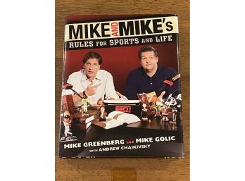 Mike And Mike's Rules For Sports And Life By Mike Greenberg And Mike Golic SIGNED & Inscribed First Edition
