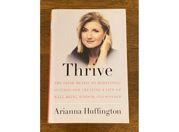 Thrive By Arianna Huffington SIGNED