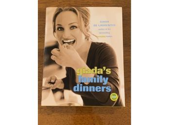 Giada's Family Dinners By Giada De Laurentiis SIGNED & Inscribed First Edition