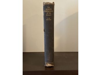 The Economic Consequences Of The Peace By John Maynard Keynes First Edition 1920