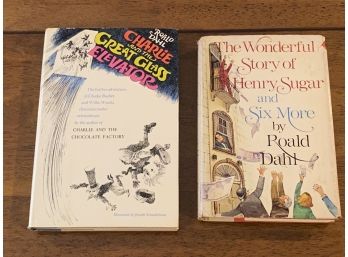 Roald Dahl First Editions - Charlie And The Great Glass Elevator & The Wonderful Story Of Henry Sugar
