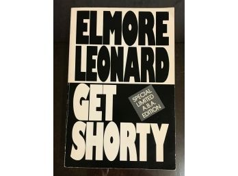 Get Shorty By Elmore Leonard SIGNED & Inscribed Special Limited A.B.A. Edition