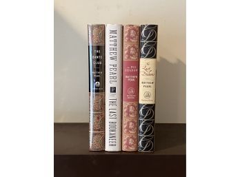 Matthew Pearl First Editions The Dante Club, The Last Bookaneer, The Poe Shadow, The Last Dickens