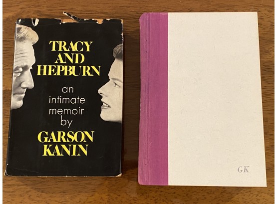 Tracy And Hepburn & Smash By Garson Kanin Signed
