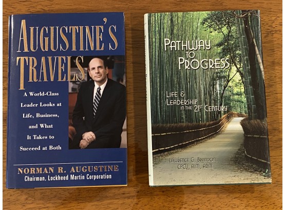 Signed Books On Leadership: Augustine's Travels & Pathways To Progress
