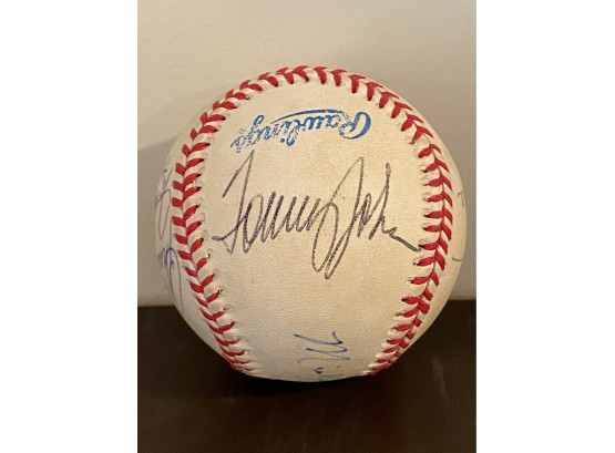 Gene Michael, Tommy John, Mickey Rivers, John Montefusco 'the Count'  & More Signed Baseball