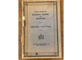 Latest Series Of Regents Exams And Answers English-four Years 1937