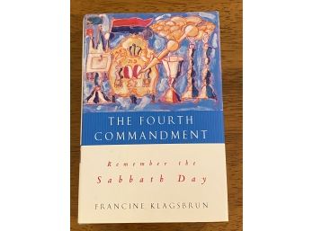 The Fourth Commandment By Francine Klagsbrun Signed & Inscribed First Edition