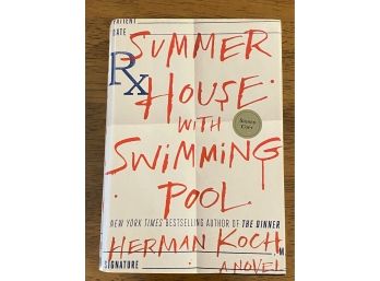 Summer House With Swimming Pool By Herman Koch Signed First Edition