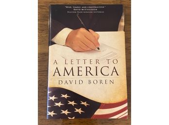 A Letter To America By Davis Boren Signed And Inscribed First Edition