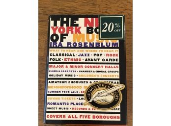 The New York Book Of Music By Ira Rosenblum Signed First Edition