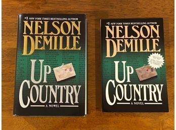 Up Country By Nelson DeMille Signed First Edition And Signed 'Sneak Preview'