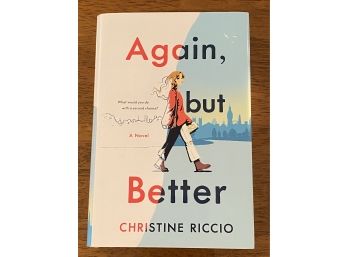 Again, But Better By Christine Riccio Signed & Inscribed First Edition