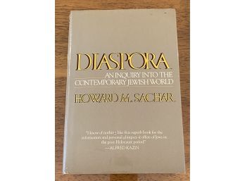 Diaspora By Howard M. Sachar Signed & Inscribed First Edition