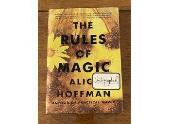 The Rules Of Magic By Alice Hoffman Signed With An Inscription From Reese Witherspoon