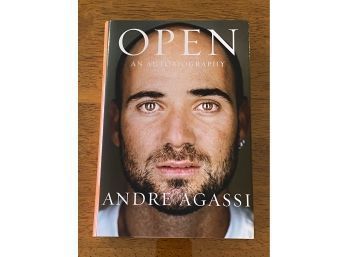 Open An Autobiography By Andre Agassi SIGNED Later Printing