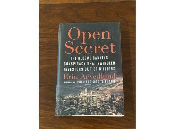 Open Secret By Erin Arvedlund SIGNED & Inscribed First Edition