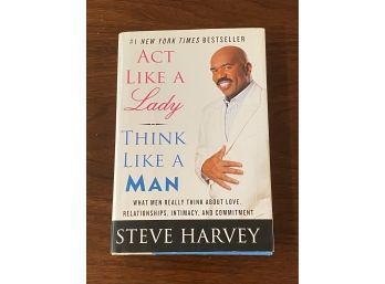 Act Like A Lady Think Like A Man By Steve Harvey SIGNED & Inscribed Later Printing