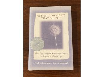 It's The Thought That Counts By Frank K. Sonnenberg And Alan D. Hembrough SIGNED First Edition