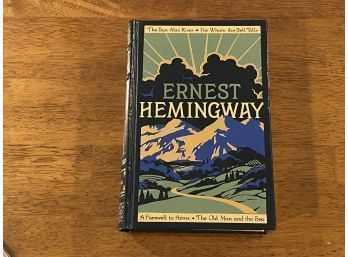 Ernest Hemingway Four Novels Leather Bound