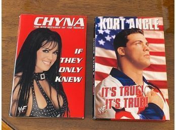 If They Only Knew By Chyna  It's True! It's True! By Kurt Angle SIGNED Copies