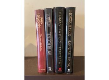 Thomas Harris First Editions: Red Dragon, Silence Of The Lambs, Hannibal, Hannibal Rising