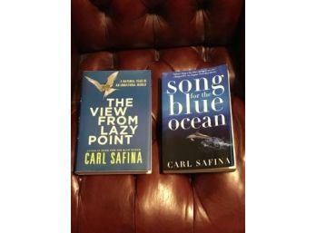 The View From Lazy Point & Song For The Blue Ocean By Carl Safina Inscribed