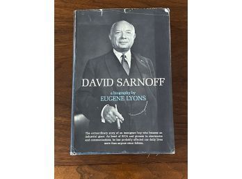 David Sarnoff A Biography By Eugene Lyons SIGNED & Inscribed By David Sarnoff First Edition