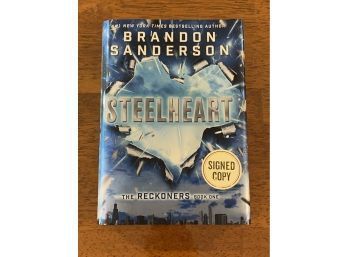 Steelheart By Brandon Sanderson SIGNED First Edition