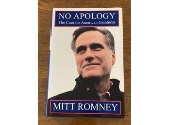 No Apology By Mitt Romney SIGNED First Edition