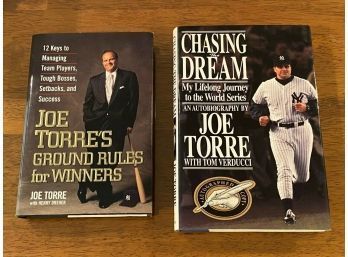 Ground Rules For Winners Chasing The Dream By Joe Torre SIGNED First Editions