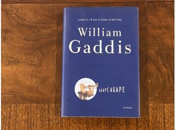 Agape Agape By William Gaddis First Edition